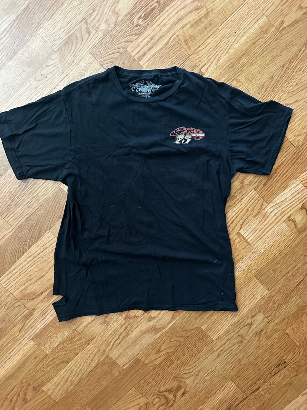 Harley Davidson Sturgis 75 year classic tee shirt size large
